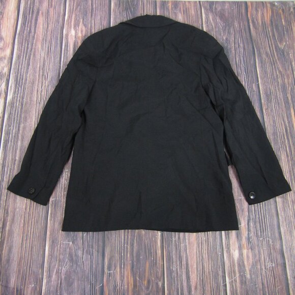 Madewell Womens Small Black Relaxed Blazer Elyaf Drop Shoulder - Picture 8 of 9